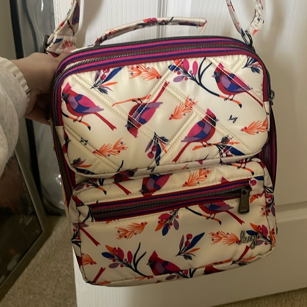 Lug Wrangler in pattern Cardinal Cream